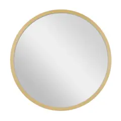 Gold Contemporary Wall Mirror, 42" x 2" x 42"
