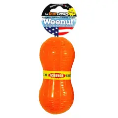 Ruff Dawg&trade; Weenut Crunch Rubber Indestructible Retrieving Dog Toy
