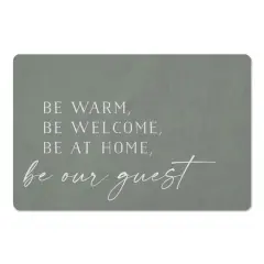Be Warm Be Welcome Floor Mat, 27' x 18"