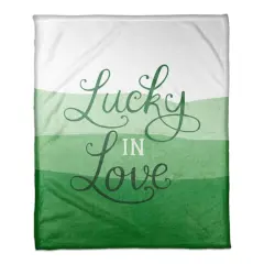 Lucky In Love Throw Blanket