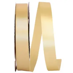 JAM Paper 7/8" x 100yd. Single Face Satin Allure Ribbon Raw Silk