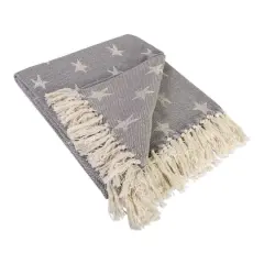 DII&reg; Gray Stars Throw