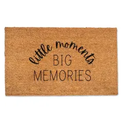 Little Moments Big Memories Door Mat