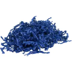 JAM Paper Crinkle Cut Shred Tissue Paper, 2oz. Presidential Blue