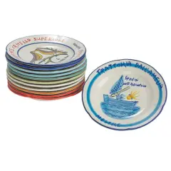 Hello Honey&reg; 9" Hotel Restaurant Image Stoneware Plate Set