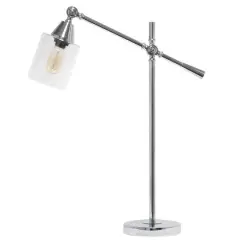 Lalia Home 2.5ft. Vertically Adjustable Desk Lamp Chrome