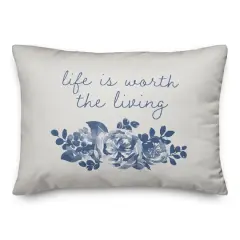 Because He Lives 14" x 20" Throw Pillow
