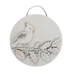 6" Cardinal Plaque DIY Wood D&eacute;cor Kit by Make Market&reg;