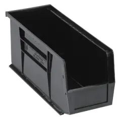Quantum Storage Systems&reg; Black 14.75" x 5.5" x 5" ULTRA Stack & Hang Bins, 12ct.