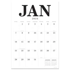 TF Publishing 2024 Medium Art Poster Wall Calendar