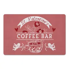 St. Valentine's Coffee Bar 18" x 27" Floor Mat