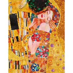 Diamond Dotz&reg; Advanced The Kiss Klimt Diamond Painting Kit