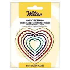 Wilton&reg; Heart-Shaped Fondant Cut-Out Set