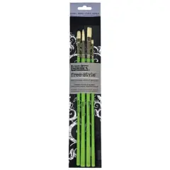 Liquitex&reg; Professional Freestyle&trade; Assorted 4 Piece Brush Set
