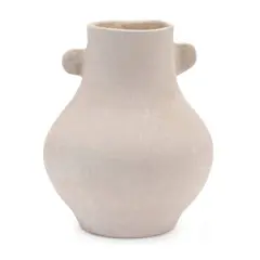 9.75" Recycled Paper Chalk Vase