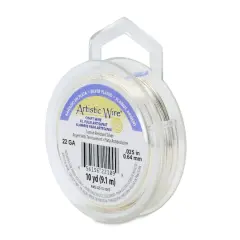 Artistic Wire&reg; 22 Gauge Silver Plated Tarnish Resistant Colored Copper Craft Wire, 10yd.