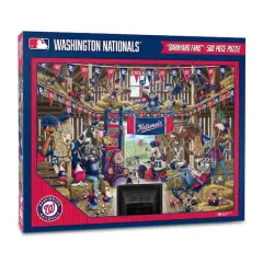 MLB Barnyard Fans 500 Piece Puzzle Washington Nationals
