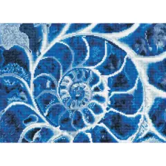 Diamond Dotz&reg; Intermediate Blue Nautilus Diamond Facet Art Kit