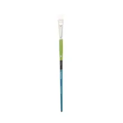 Princeton&trade; Snap!&trade; Series 9800 White Taklon Long Handle Angle Bright Brush