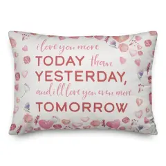 Love Quote Shiplap Throw Pillow, 14" x 20"