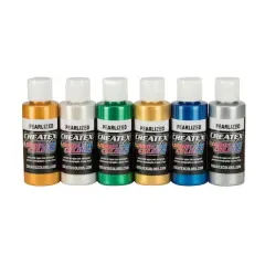 Createx&trade; Airbrush Color Pearlescent 6 Color Set