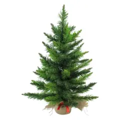 2ft. Unlit Balsam Pine Artificial Christmas Tree in Burlap Base