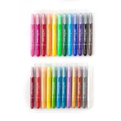 Silky Crayons By Creatology&trade;, 24 Pack
