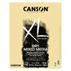 Canson&reg; XL&reg; Natural Sand Grain Dry Mixed Media Pad