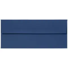 JAM Paper #10 Business Premium Straight Flap Envelopes, 50ct. Presidential Blue