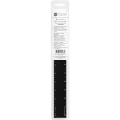 Dritz&reg; 12" Black Aluminum Specialty Ruler