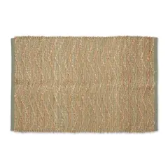 DII&reg; Artichoke With Natural Jute Chevron Hand-Loomed Rug, 2ft. x 3ft.