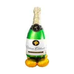 Airloonz&reg; 5ft. Bubbly Bottle Foil Balloon