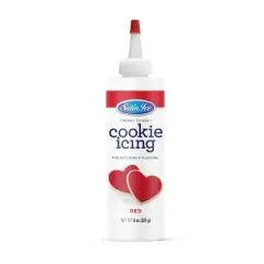Satin Ice&reg; Ready to Use Cookie Icing, 8oz. Red