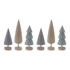 Modern Tabletop Pine Tree Set