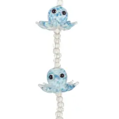 Blue Octopus Lampwork Glass Bead Mix by Bead Landing&trade;