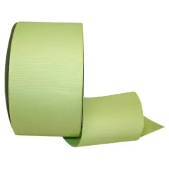 JAM Paper 3" Grosgrain Texture Wired Ribbon Lime Juice