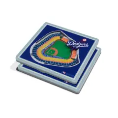 MLB 3D StadiumView Coasters Los Angeles Dodgers