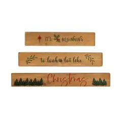 Hello Honey&reg; It's Beginning To Look A Lot Like Christmas Stacking Wood Block Set