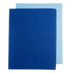 John Bead GoodFelt Beading Foundation, 8.5 x 11", 4ct. Blue/Light Blue