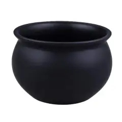 6.25" Black Ceramic Cauldron by Makery&trade;