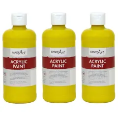 Handy Art&reg; Acrylic Paint, 3ct. Chrome Yellow