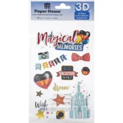 Paper House&reg; Magical Memories 3D Stickers