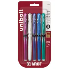 Uniball&trade; Gel Impact&reg; 1mm Bold Metallic Gel Pens