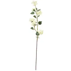 47'' Bougainvillea Artificial Flower Spray, 4ct. Cream
