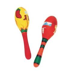 S&S&reg; Worldwide Wooden Maracas Kit