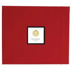 KINSHO Red Photo Journal, 9" x 10.5"