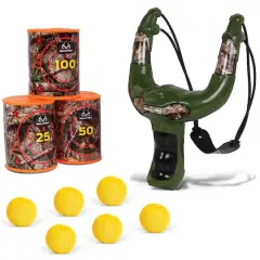 RealTree&reg; Green Handheld Slingshot Set