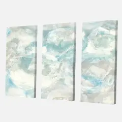 Designart - Pale Blue Shade III - Modern Farmhouse Canvas Artwork