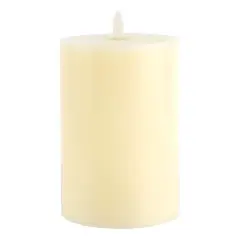4" x 6" Oscillating Flame LED Pillar Candle by Ashland&reg; Ivory