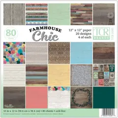 Teacher Created Resources Farmhouse Chic Project Paper Pad, 12" x 12"